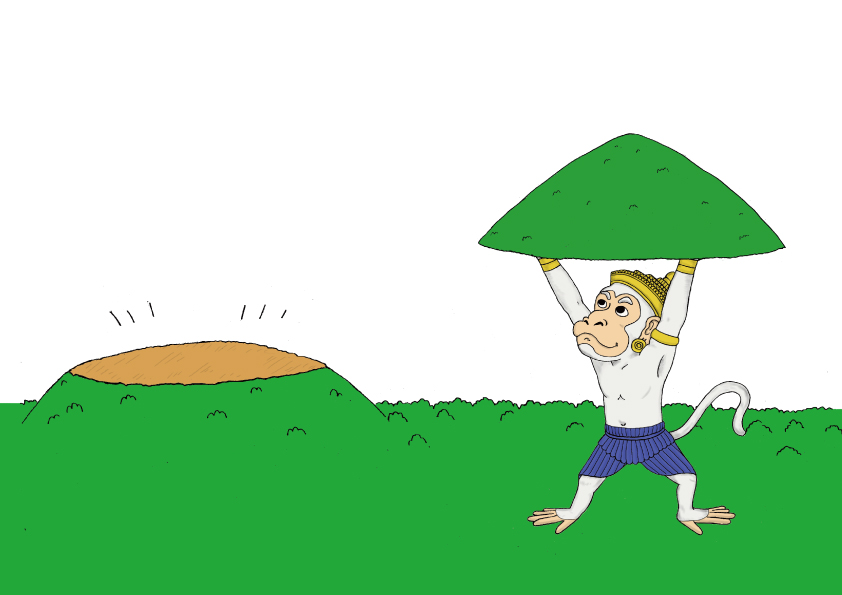 山ごと持ち帰る